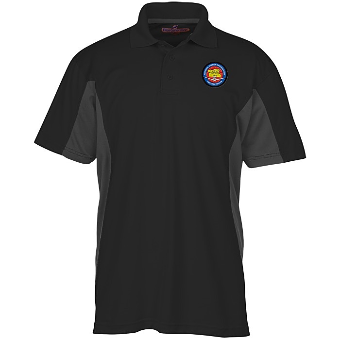 Custom Stain Release Colourblock Performance Polo - Men's