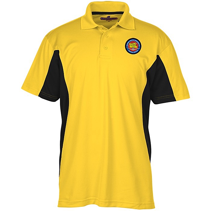 Custom Stain Release Colourblock Performance Polo - Men's
