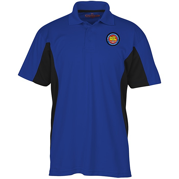 Custom Stain Release Colourblock Performance Polo - Men's