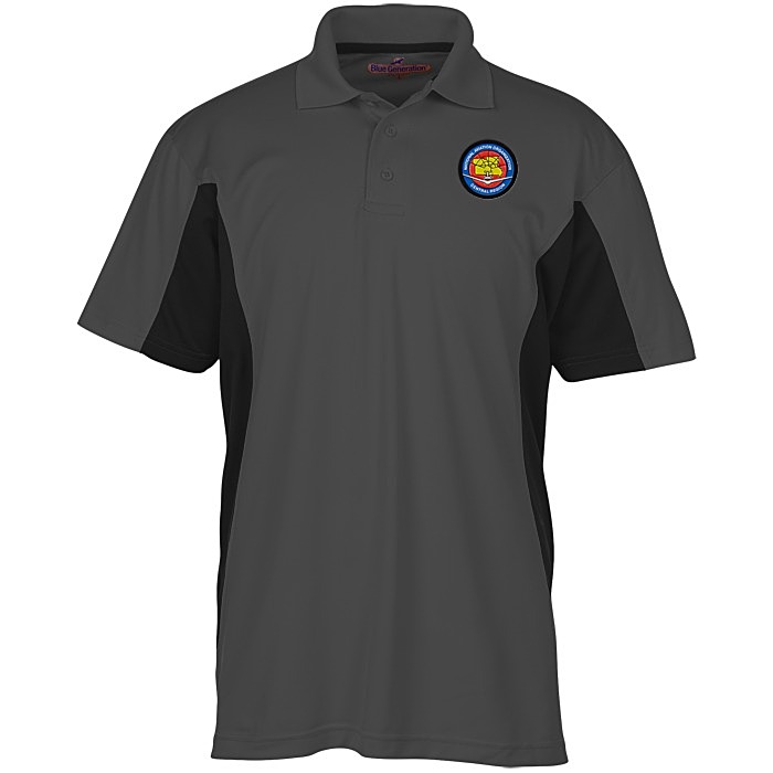Custom Stain Release Colourblock Performance Polo - Men's