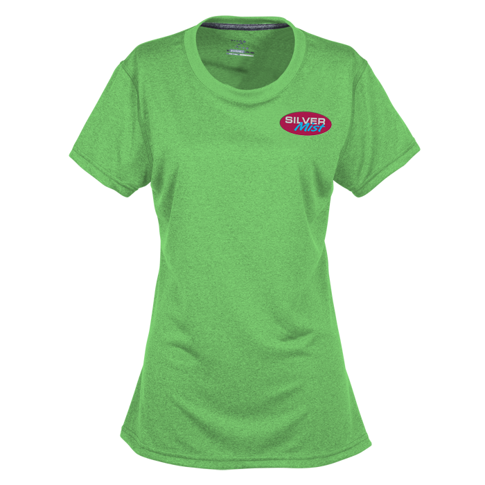 Custom Vegas Heathered Performance Tee - Ladies' - Embroidered
