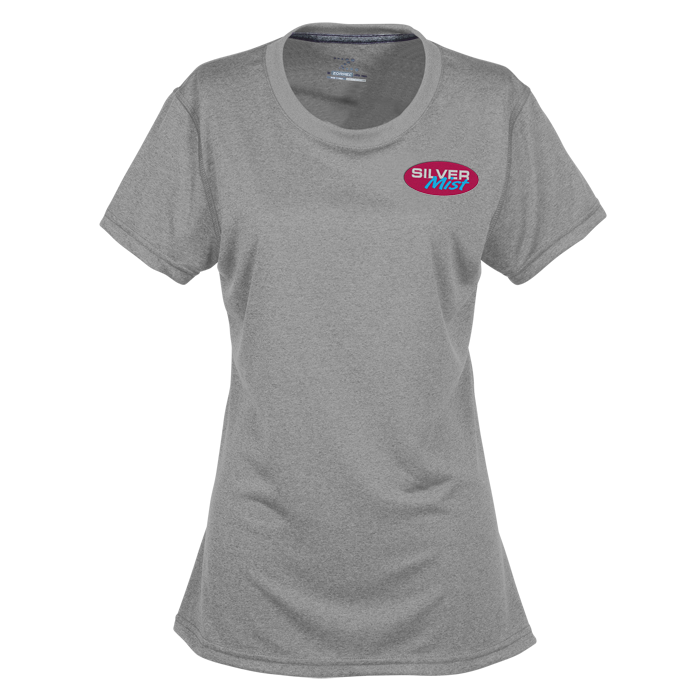 Custom Vegas Heathered Performance Tee - Ladies' - Embroidered