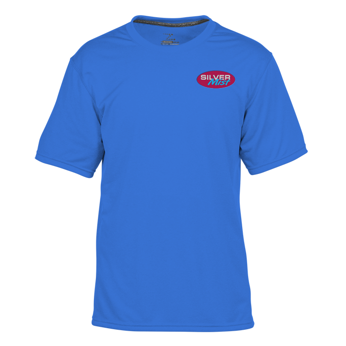 Custom Vegas Heathered Performance Tee - Men's - Embroidered
