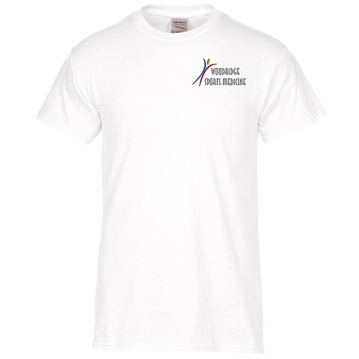 Custom Gildan Heavy Cotton T-Shirt - Men's - Embroidered