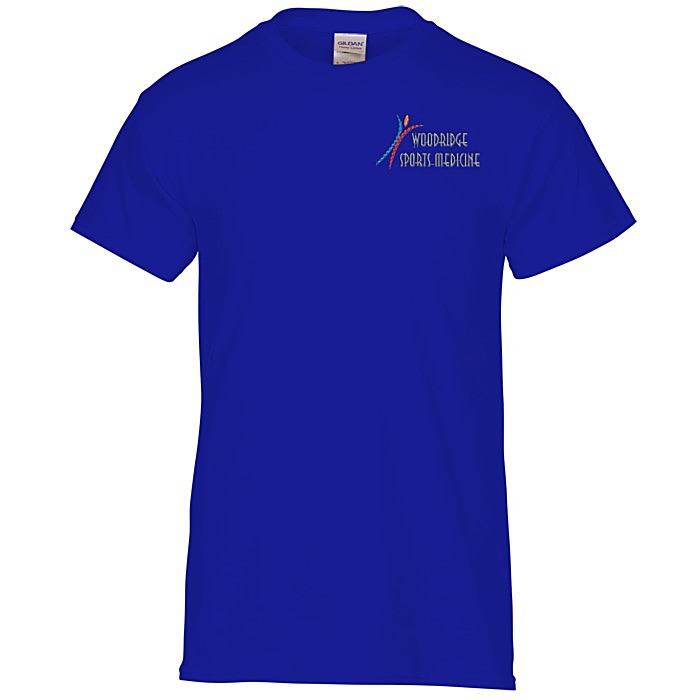 Custom Gildan Heavy Cotton T-Shirt - Men's - Embroidered