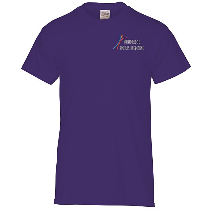 Custom Gildan Heavy Cotton T-Shirt - Men's - Embroidered