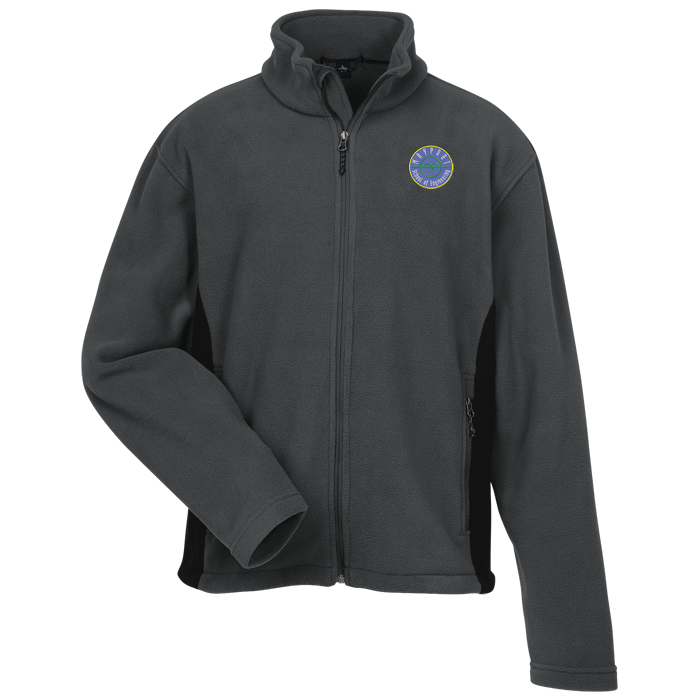Custom Crossland Colourblock Fleece Jacket - Men's