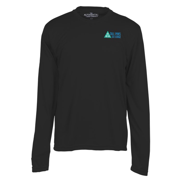 Custom Pro Team Moisture Wicking Long Sleeve Tee - Men's - Embroidered