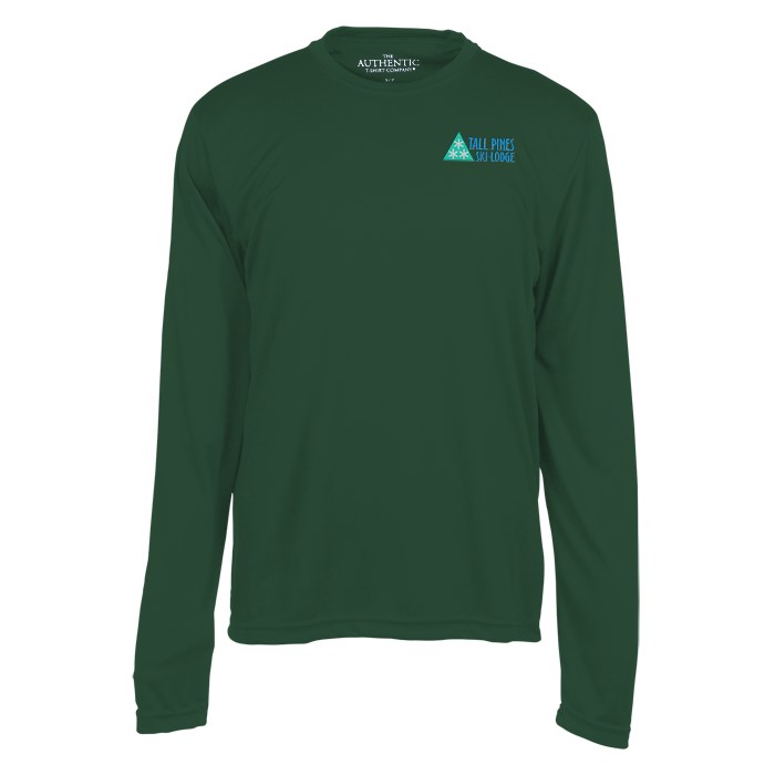 Custom Pro Team Moisture Wicking Long Sleeve Tee - Men's - Embroidered