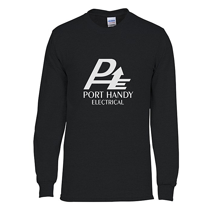 Custom Gildan Heavy Cotton LS T-Shirt - Men's - Screen