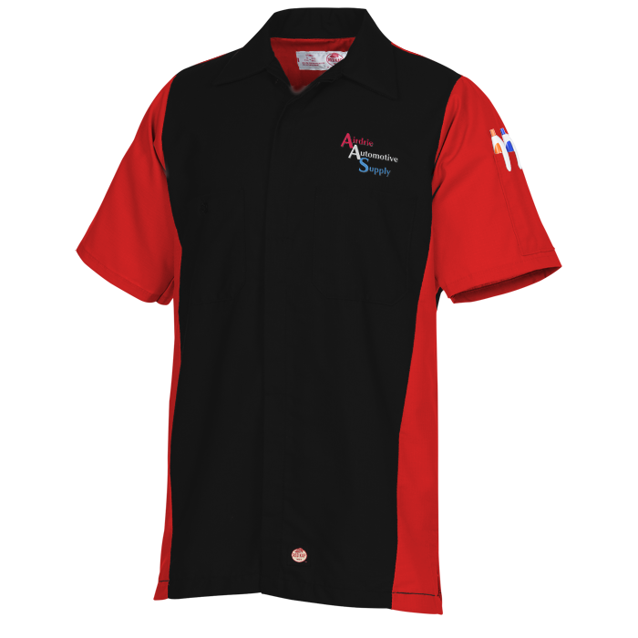 Custom Red Kap Short Sleeve Crew Shirt
