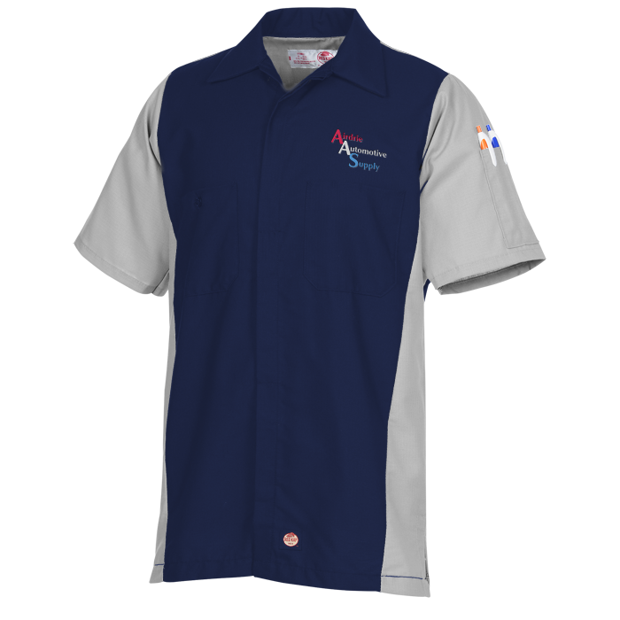 Custom Red Kap Short Sleeve Crew Shirt