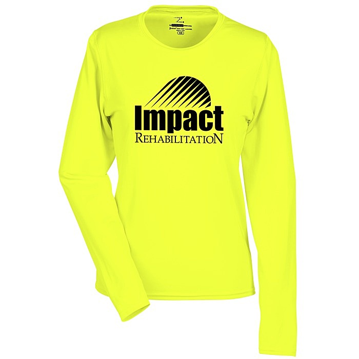 Custom Boston Long Sleeve Training Tech Tee - Ladies' - Screen
