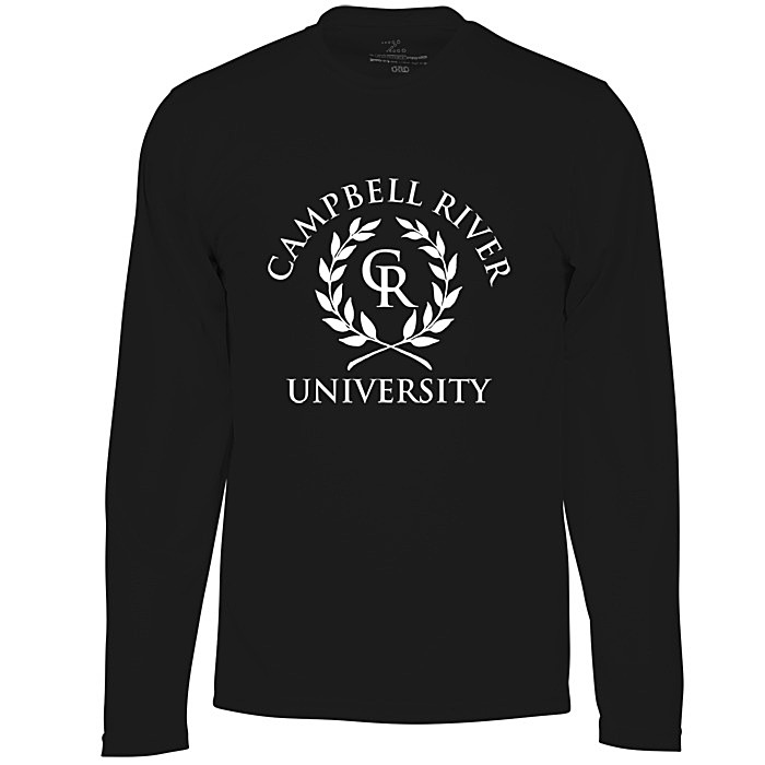 Custom Boston Long Sleeve Training Tech Tee - Men's - Screen