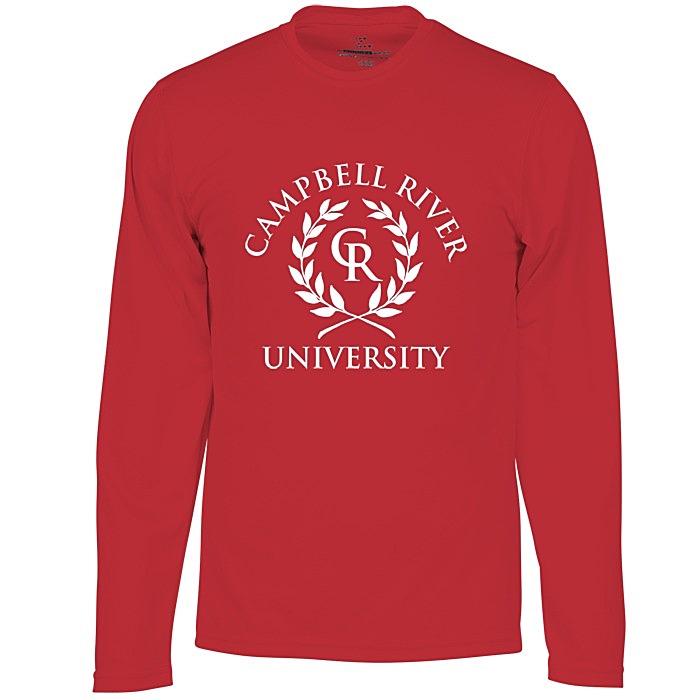 Custom Boston Long Sleeve Training Tech Tee - Men's - Screen