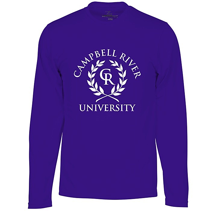 Custom Boston Long Sleeve Training Tech Tee - Men's - Screen