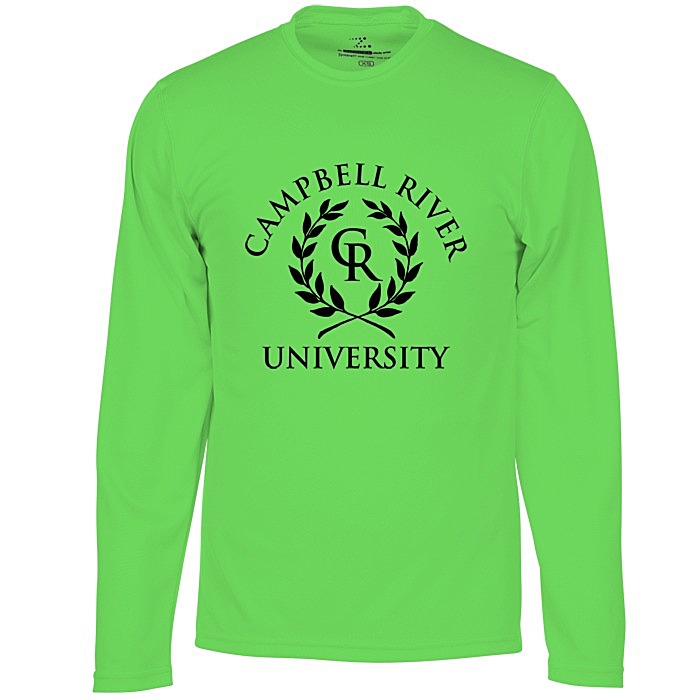 Custom Boston Long Sleeve Training Tech Tee - Men's - Screen
