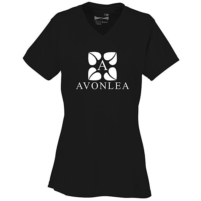 Custom Boston V-Neck Training Tech Tee - Ladies' - Screen