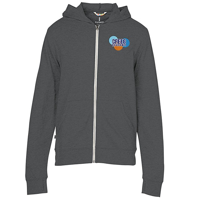 Custom Garner Full-Zip Lightweight Hoodie - Men's - Embroidered