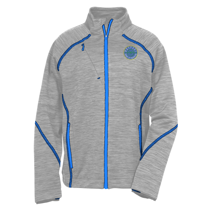 Custom Melange Bonded Fleece Jacket - Men's