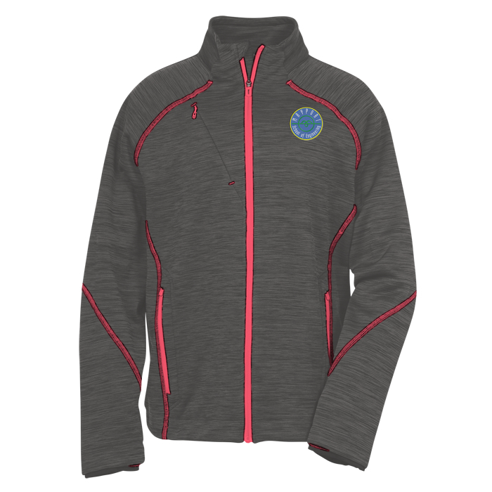 Custom Melange Bonded Fleece Jacket - Men's