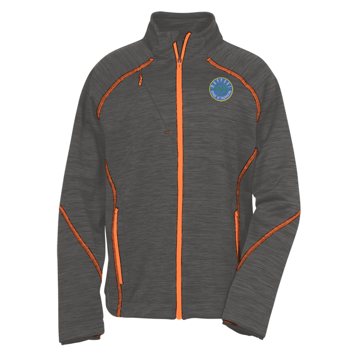 Custom Melange Bonded Fleece Jacket - Men's