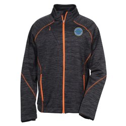 Custom Melange Bonded Fleece Jacket - Men's