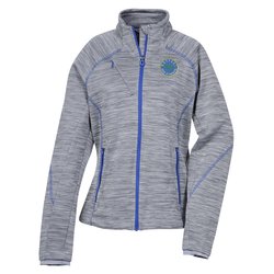 Custom Melange Bonded Fleece Jacket - Ladies'