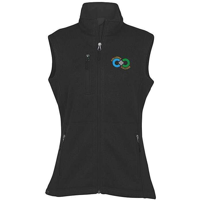 Custom Storm Creek Sweater Fleece Vest - Ladies'