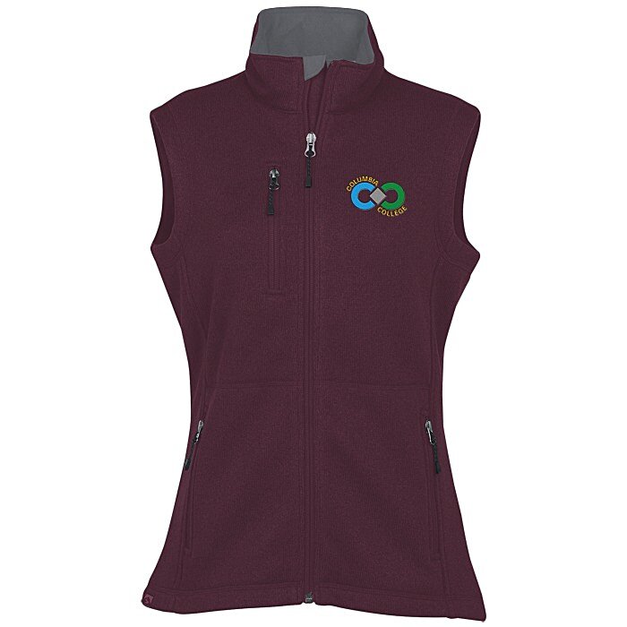 Custom Storm Creek Sweater Fleece Vest - Ladies'