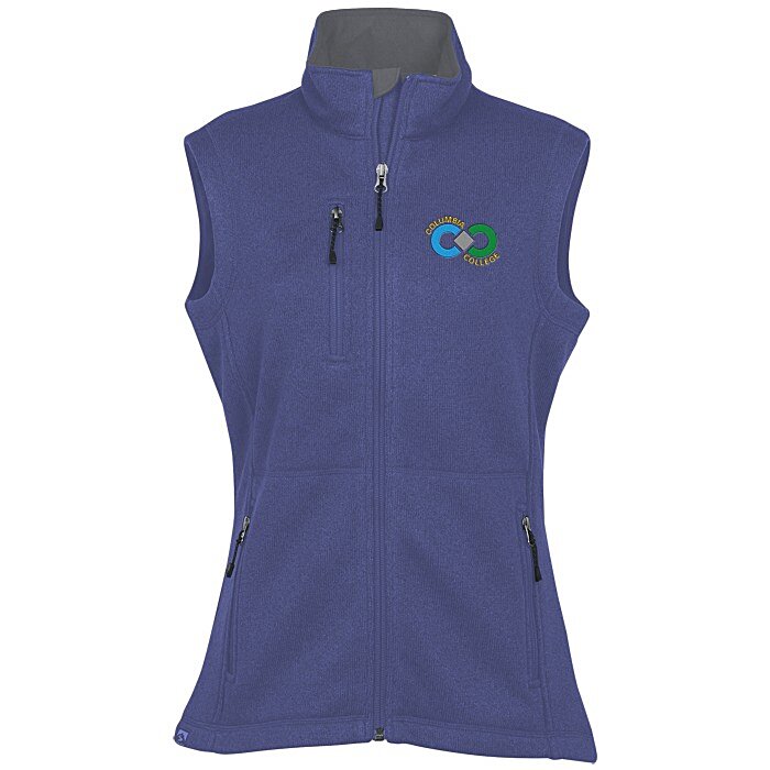 Custom Storm Creek Sweater Fleece Vest - Ladies'