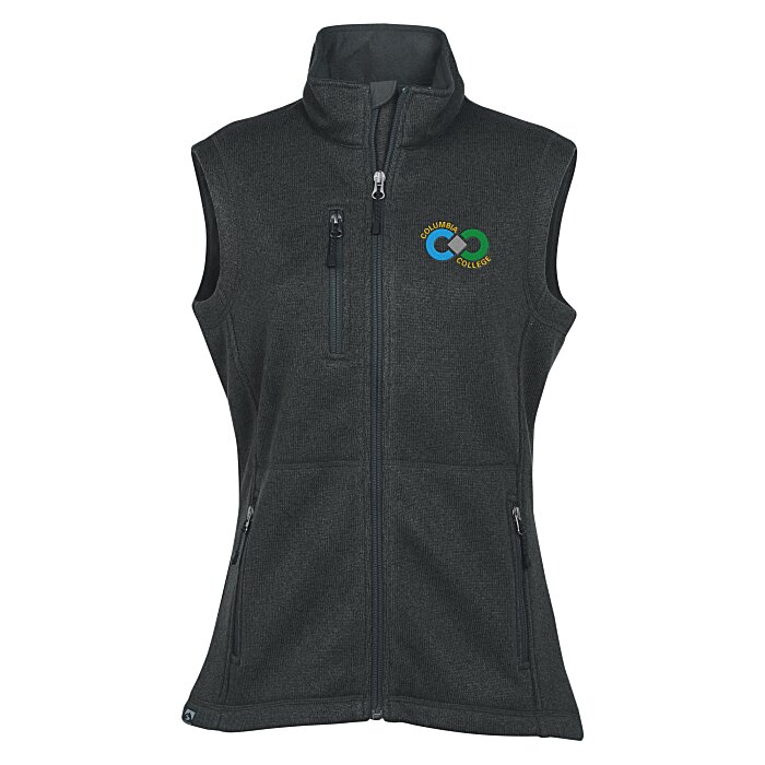 Custom Storm Creek Sweater Fleece Vest - Ladies'