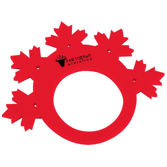 Custom Maple Leaf Foam Visor