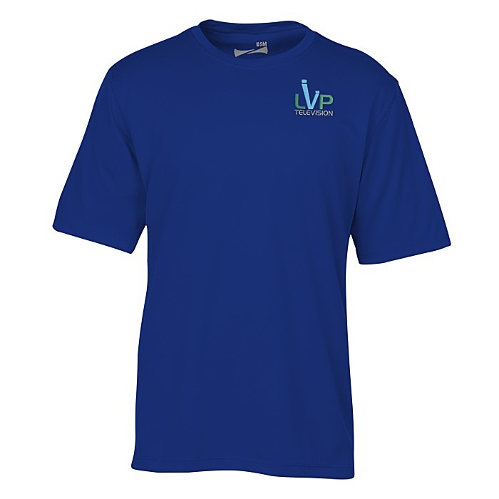 Custom Popcorn Knit Performance Tee - Men's - Embroidered