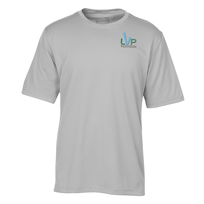 Custom Popcorn Knit Performance Tee - Men's - Embroidered
