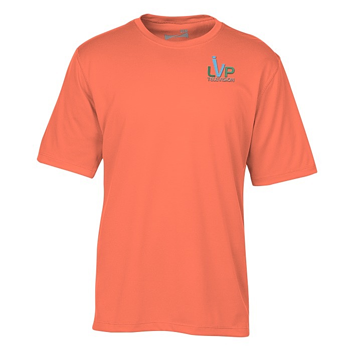 Custom Popcorn Knit Performance Tee - Men's - Embroidered