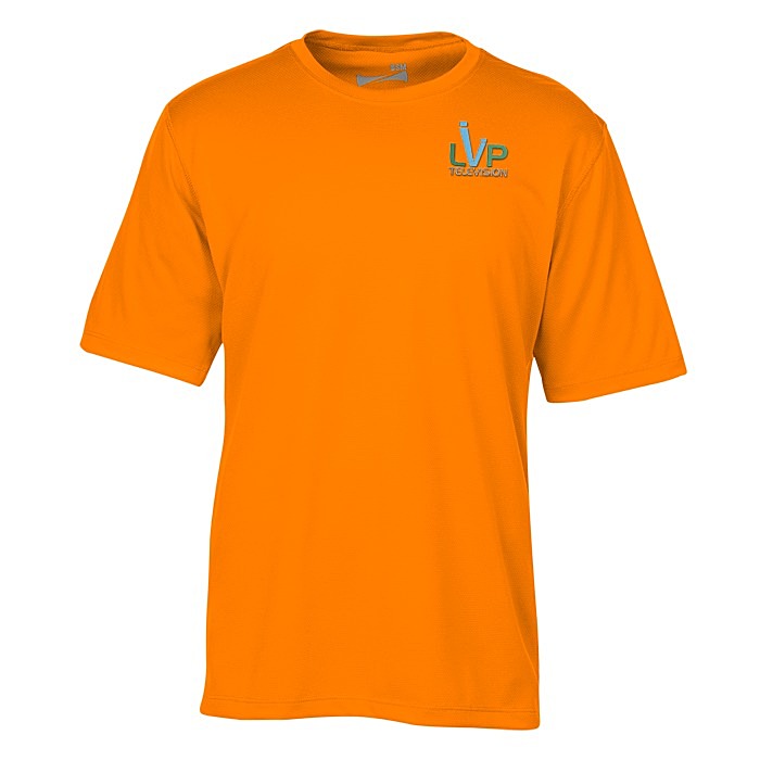 Custom Popcorn Knit Performance Tee - Men's - Embroidered