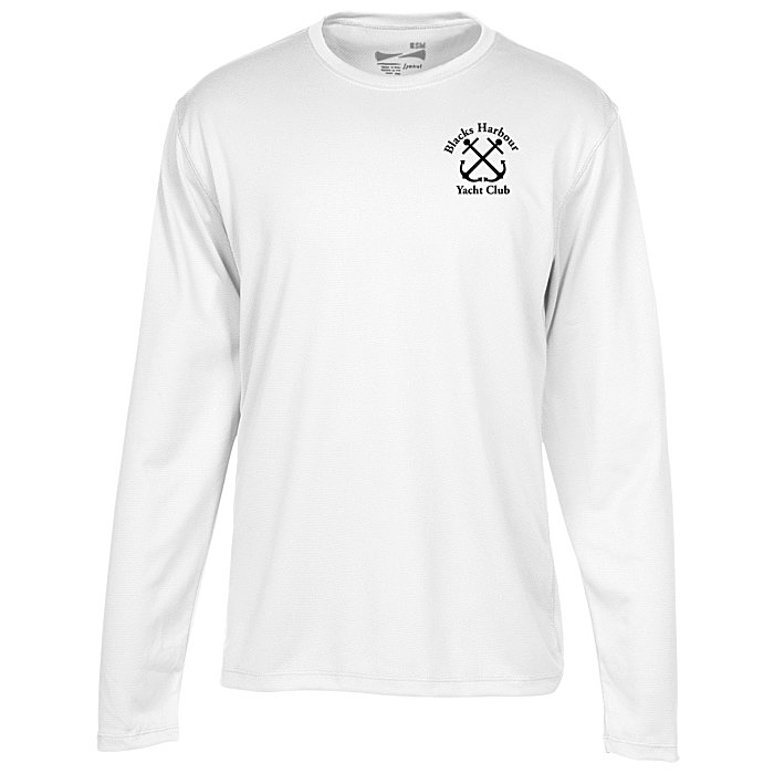 Custom Popcorn Knit Performance Long Sleeve Tee - Men's - Screen
