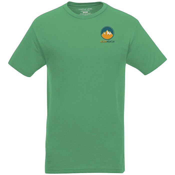Custom Bodie Heathered Blend Tee - Men's - Embroidered