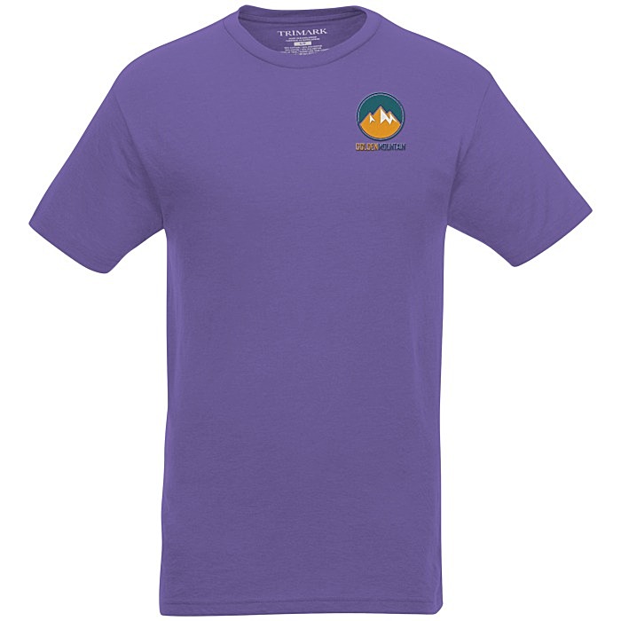 Custom Bodie Heathered Blend Tee - Men's - Embroidered