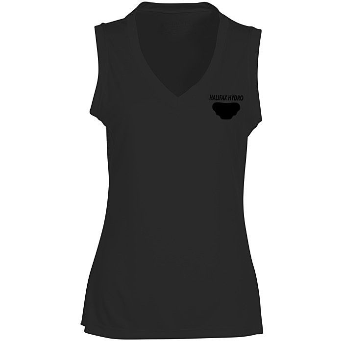 Custom Pro Team Moisture Wicking Sleeveless Tee - Ladies' - Embroidered