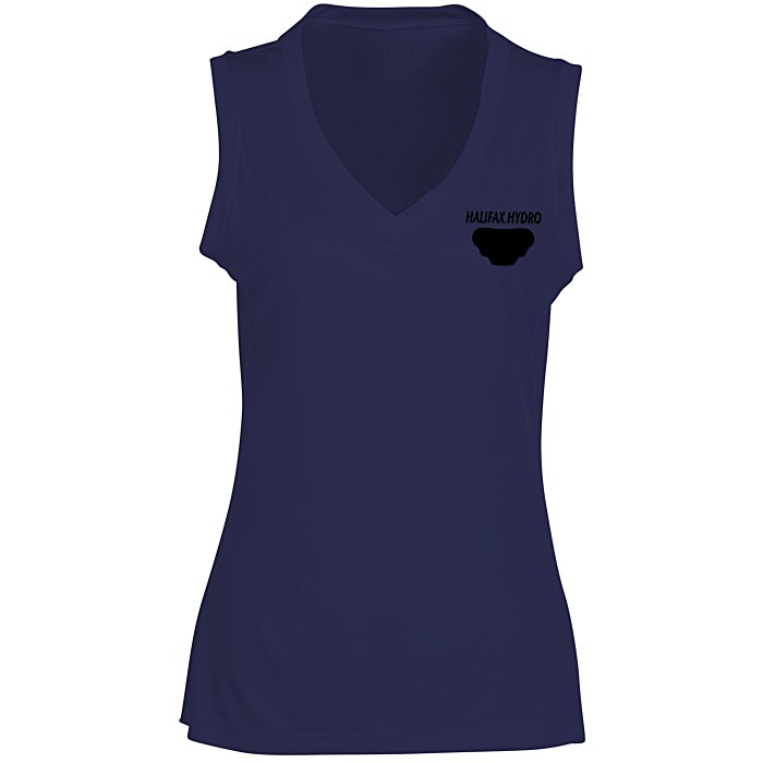 Custom Pro Team Moisture Wicking Sleeveless Tee - Ladies' - Embroidered