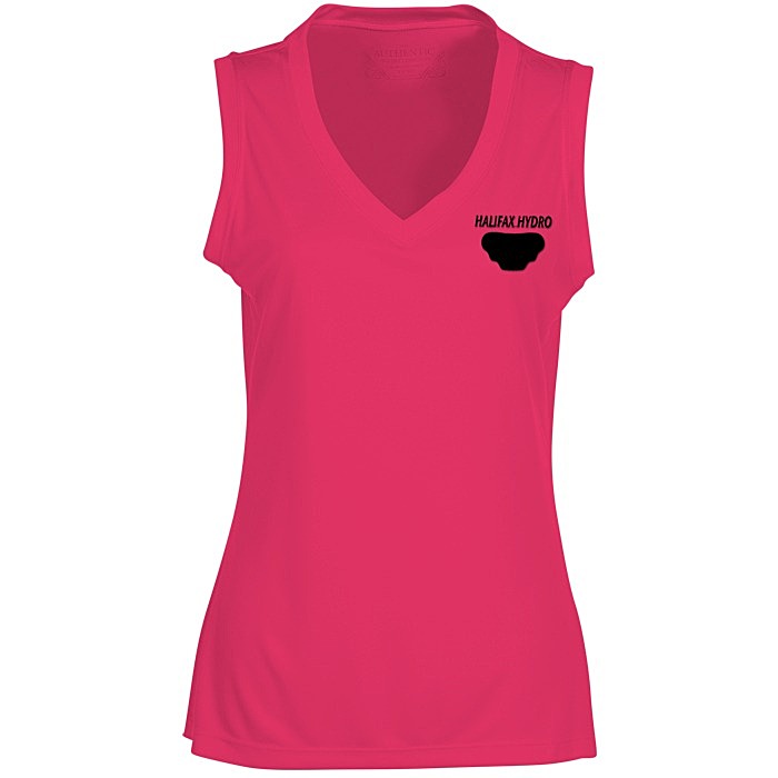 Custom Pro Team Moisture Wicking Sleeveless Tee - Ladies' - Embroidered