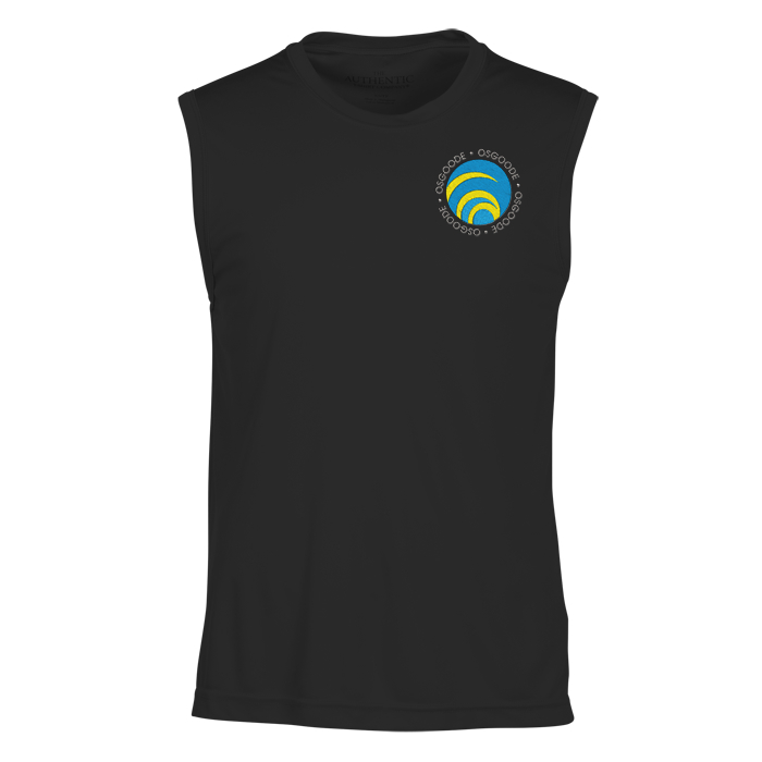 Custom Pro Team Moisture Wicking Sleeveless Tee - Men's - Embroidered