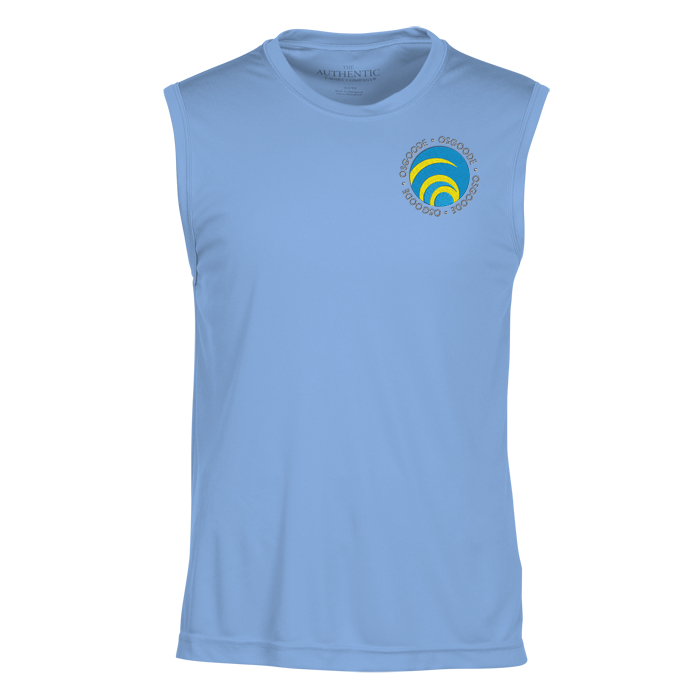 Custom Pro Team Moisture Wicking Sleeveless Tee - Men's - Embroidered