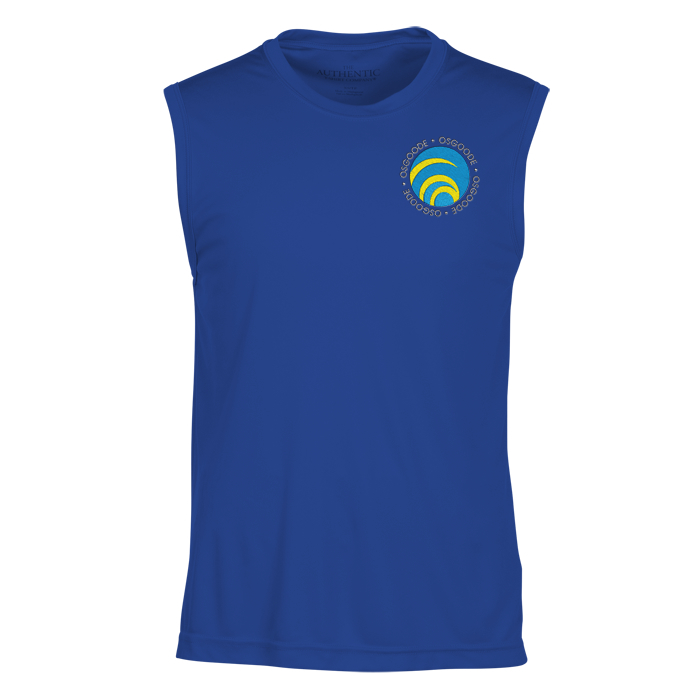 Custom Pro Team Moisture Wicking Sleeveless Tee - Men's - Embroidered