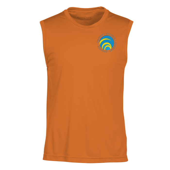 Custom Pro Team Moisture Wicking Sleeveless Tee - Men's - Embroidered