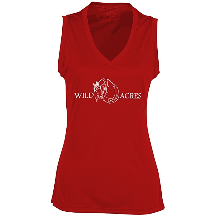Custom Pro Team Moisture Wicking Sleeveless Tee - Ladies' - Screen