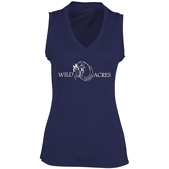 Custom Pro Team Moisture Wicking Sleeveless Tee - Ladies' - Screen