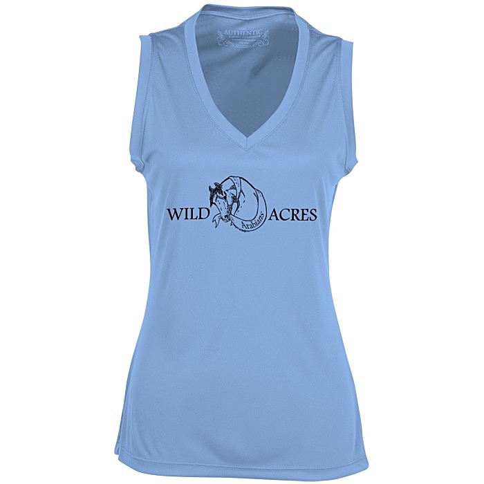 Custom Pro Team Moisture Wicking Sleeveless Tee - Ladies' - Screen